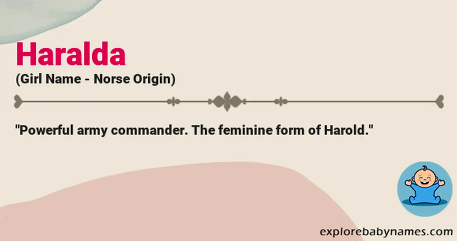 Meaning of Haralda
