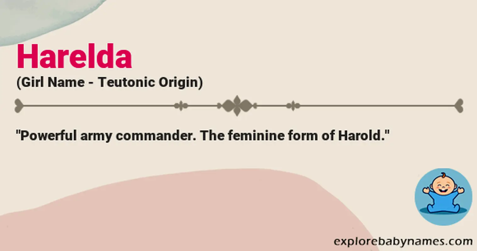 Meaning of Harelda