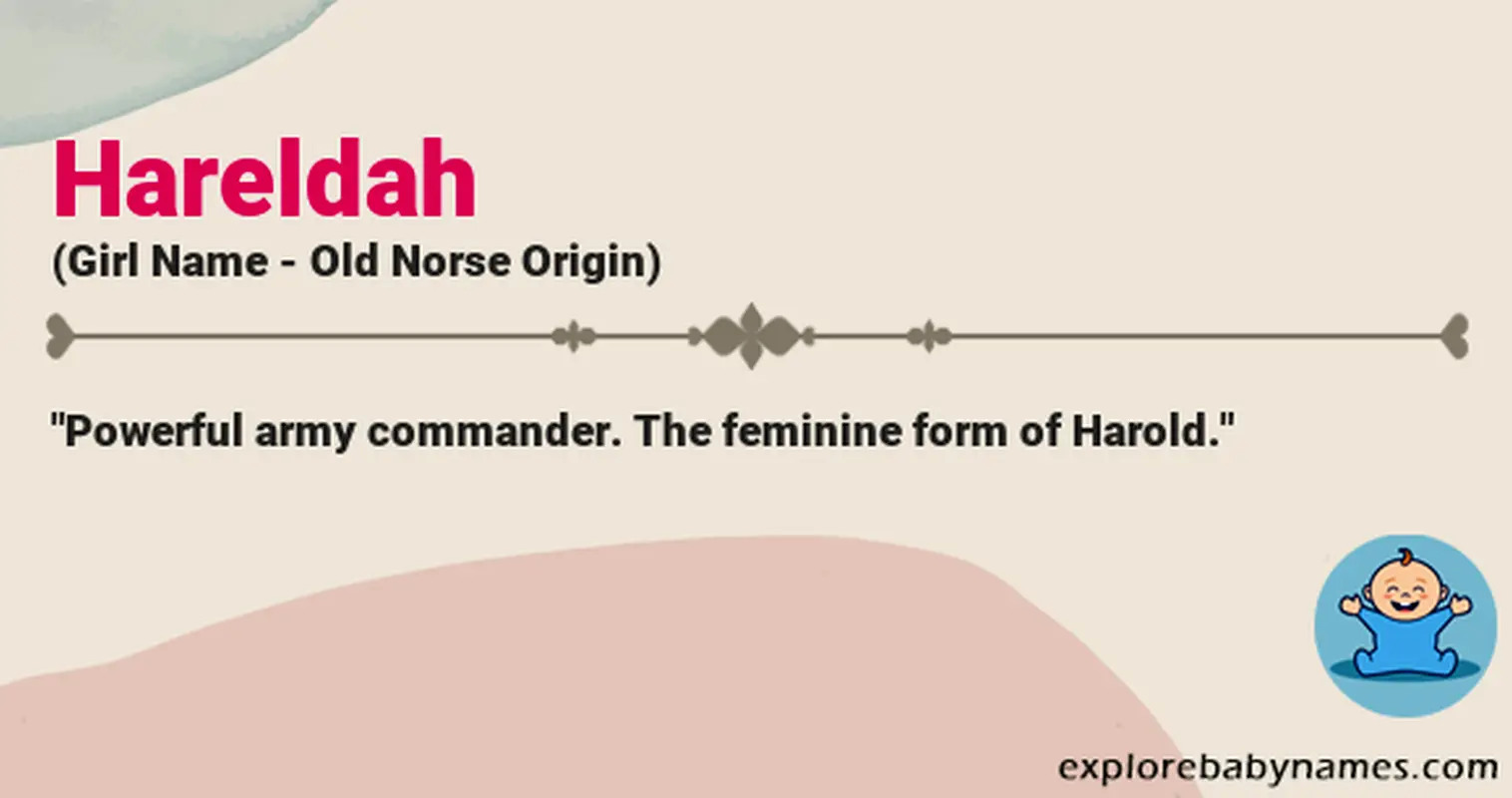 Meaning of Hareldah