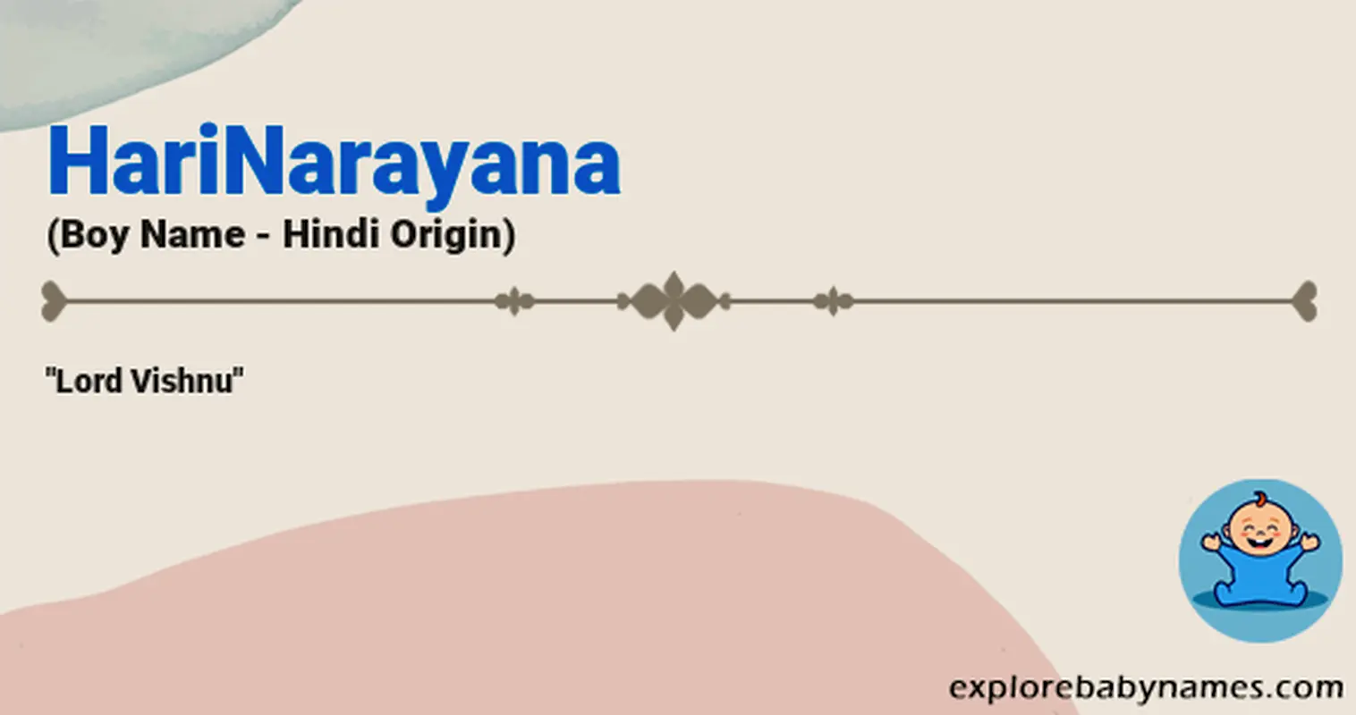 Meaning of HariNarayana