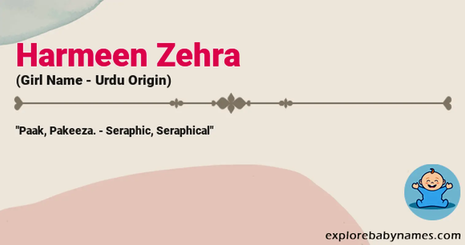 Meaning of Harmeen Zehra
