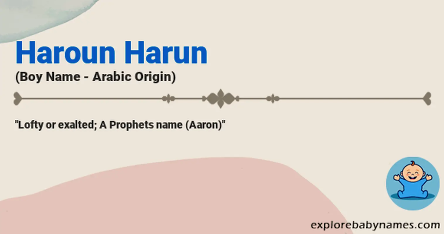 Meaning of Haroun Harun