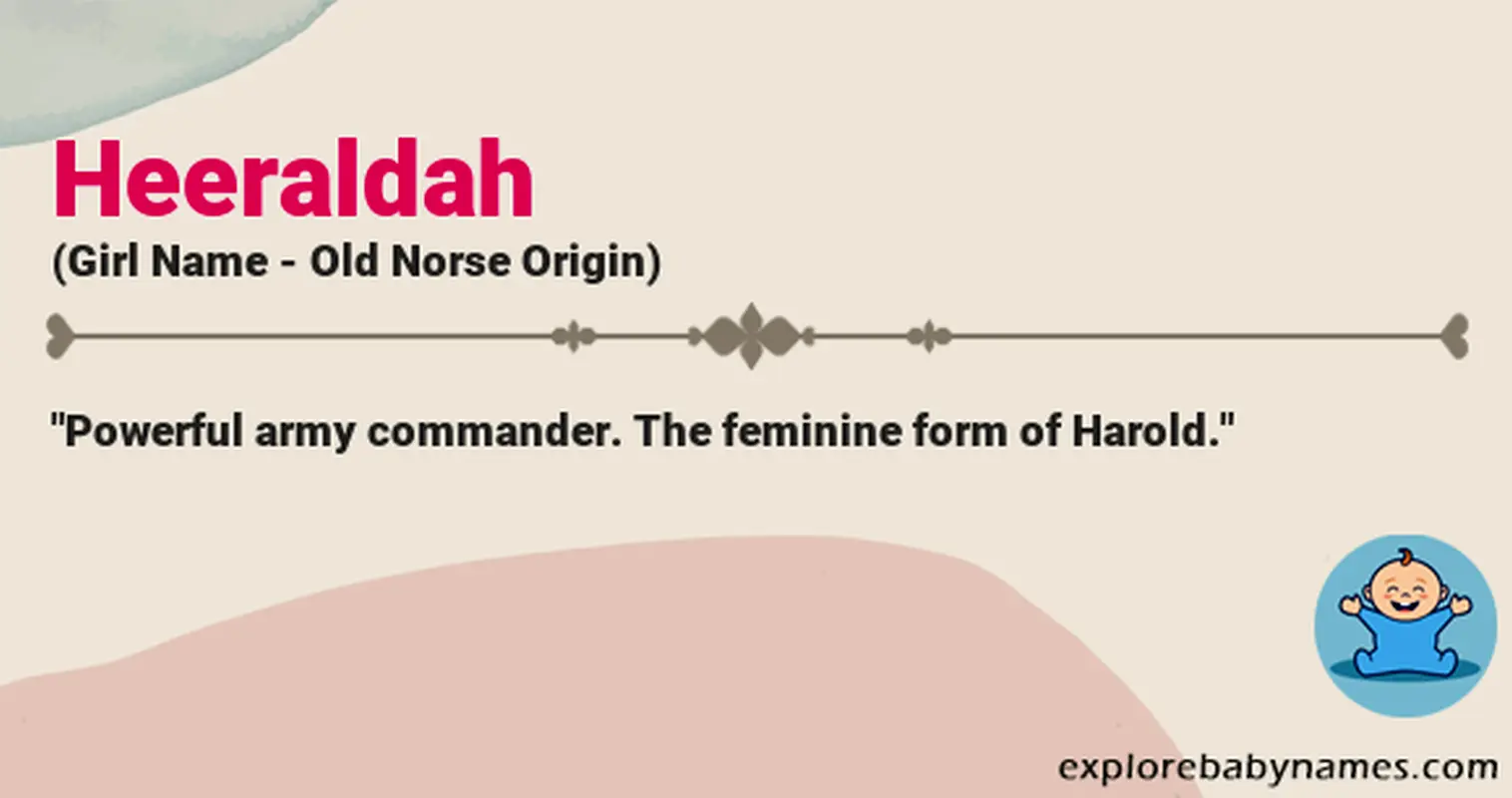 Meaning of Heeraldah