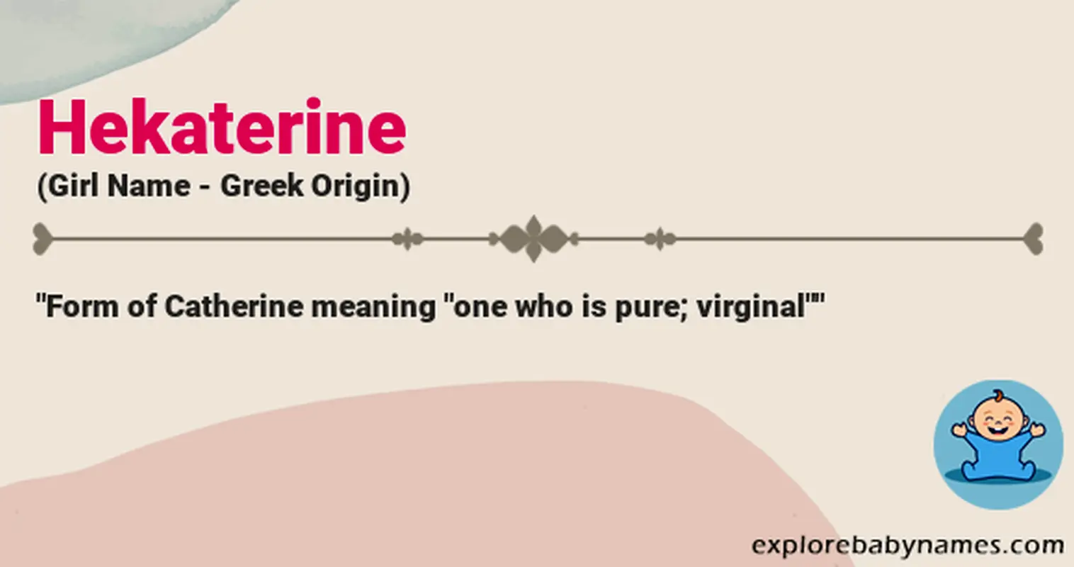 Meaning of Hekaterine