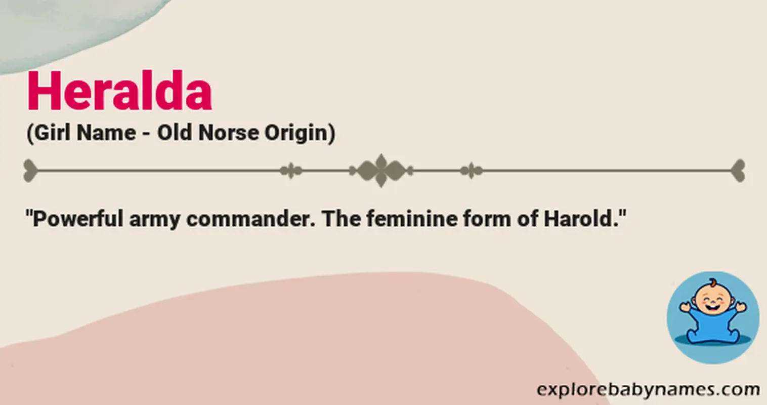 Meaning of Heralda