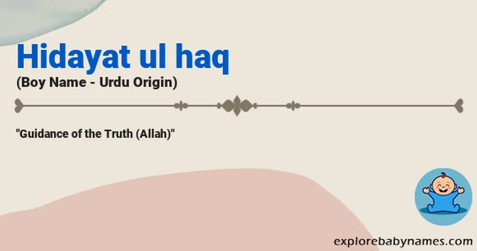 Meaning of Hidayat ul haq