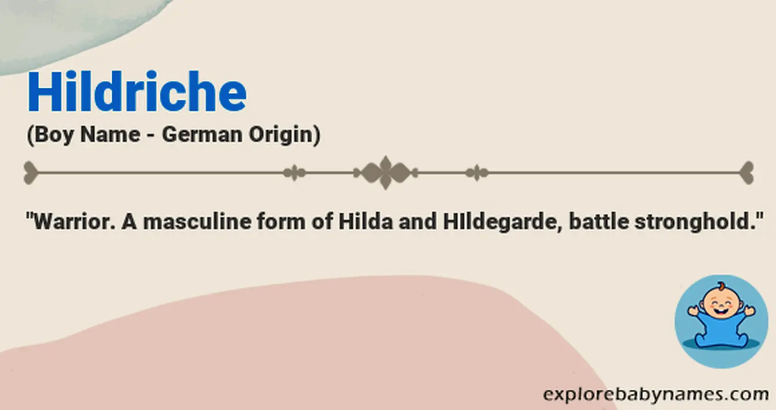 Meaning of Hildriche