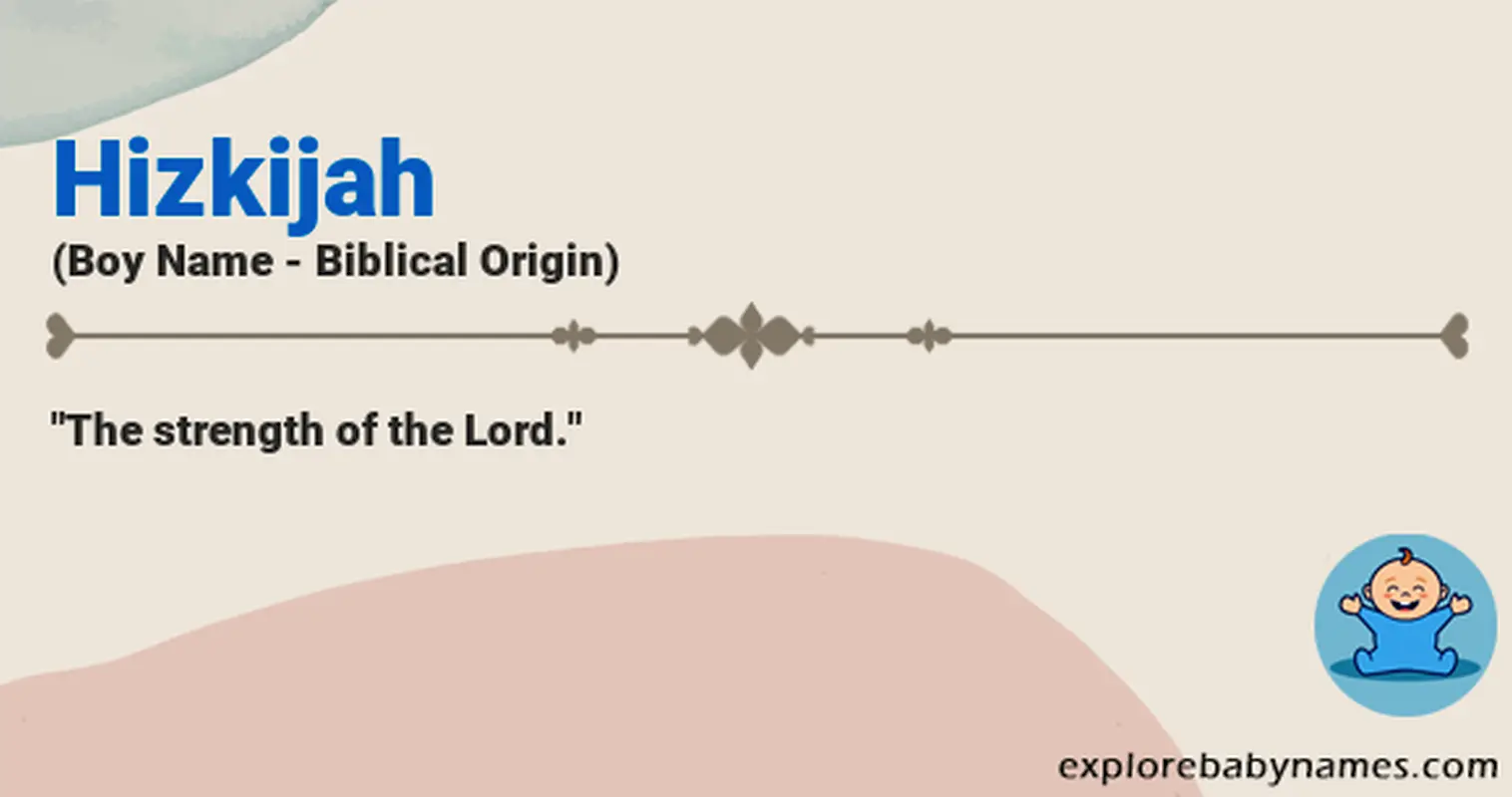 Meaning of Hizkijah