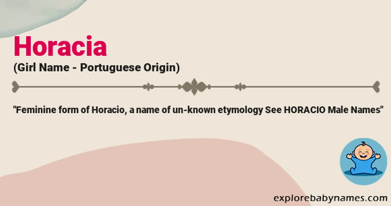 Meaning of Horacia