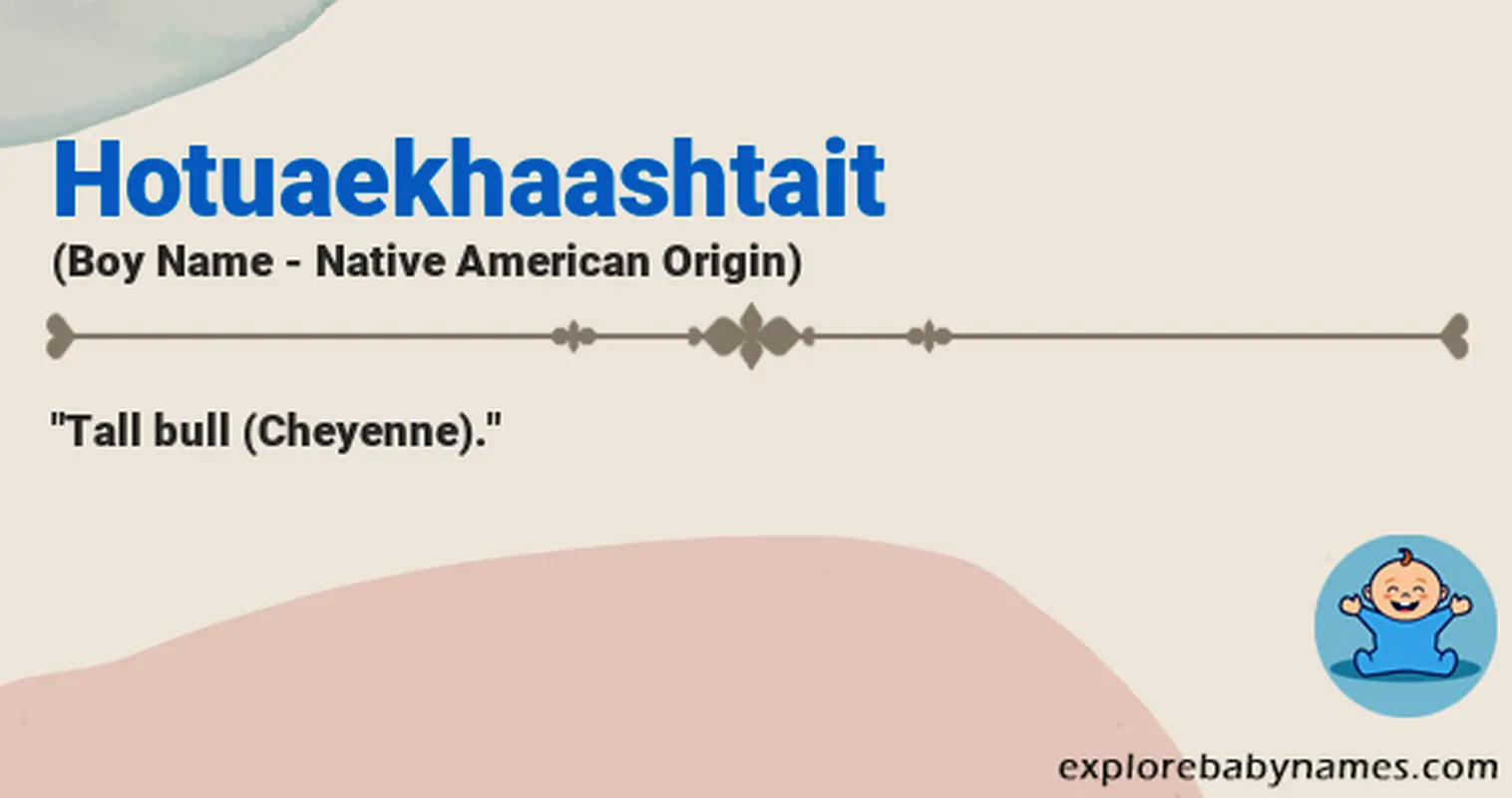 Meaning of Hotuaekhaashtait