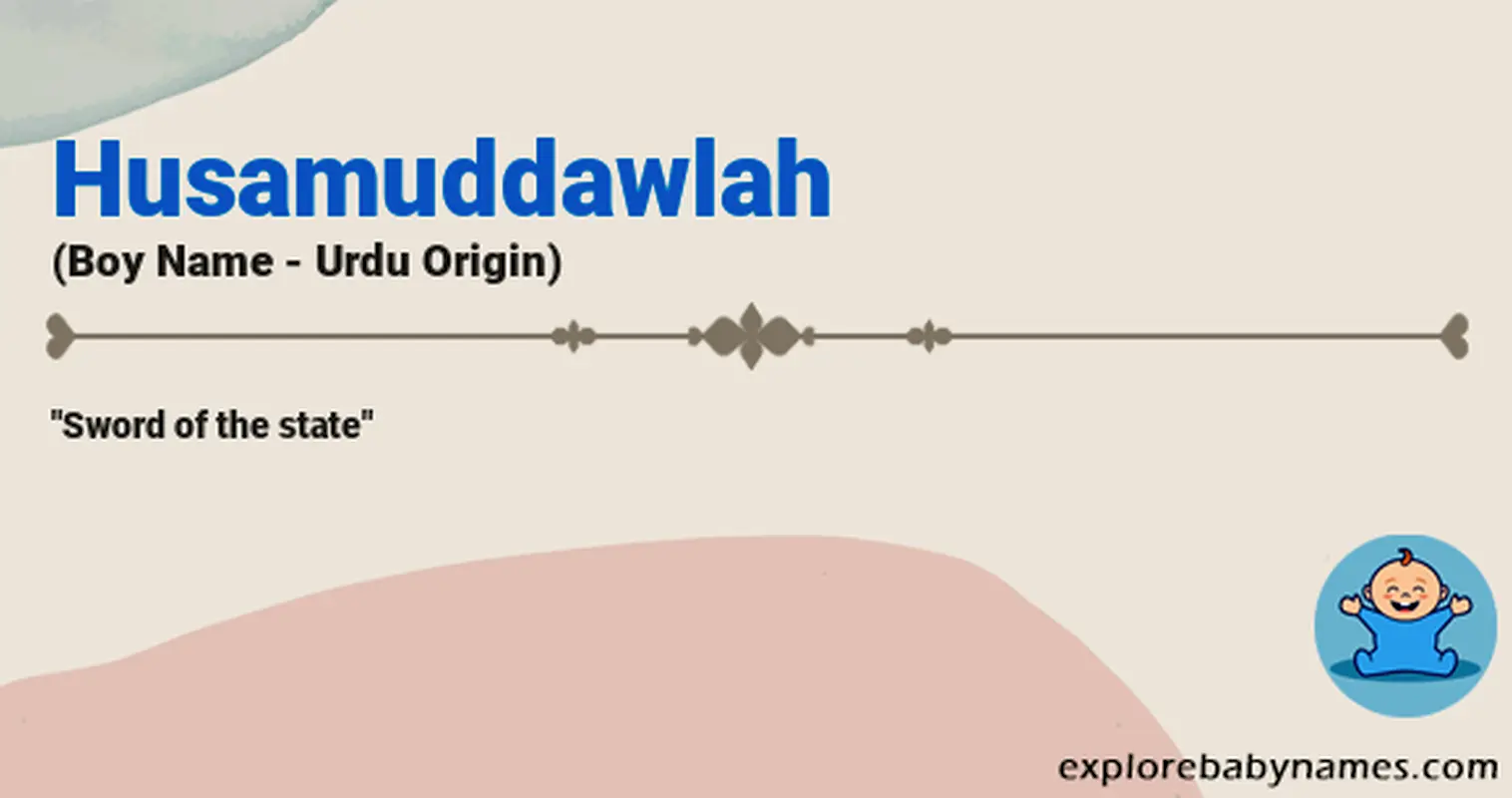 Meaning of Husamuddawlah