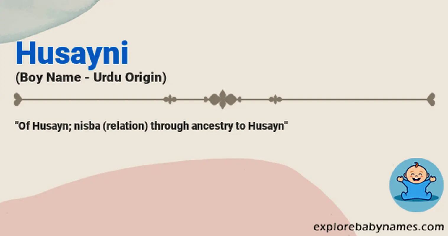 Meaning of Husayni