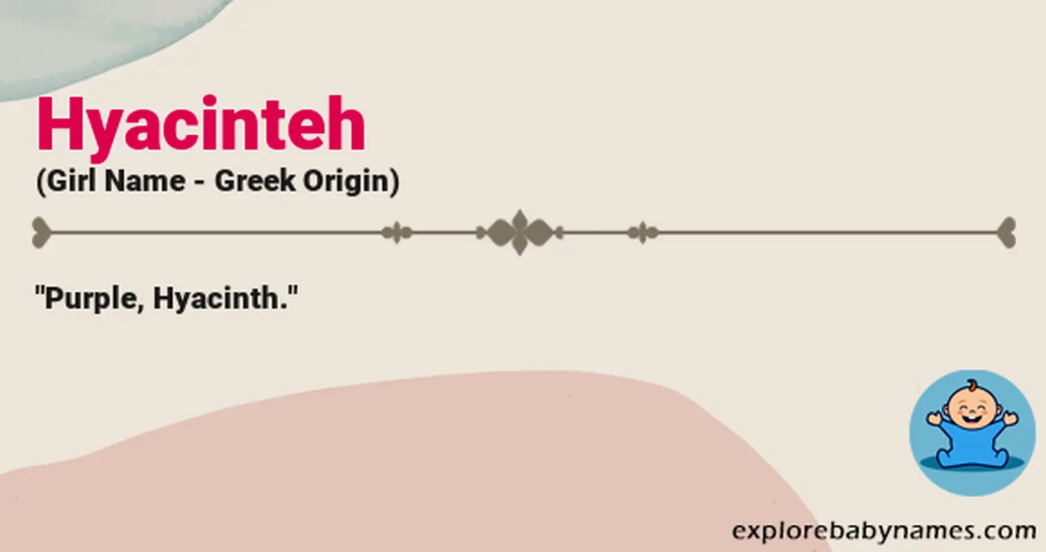 Meaning of Hyacinteh