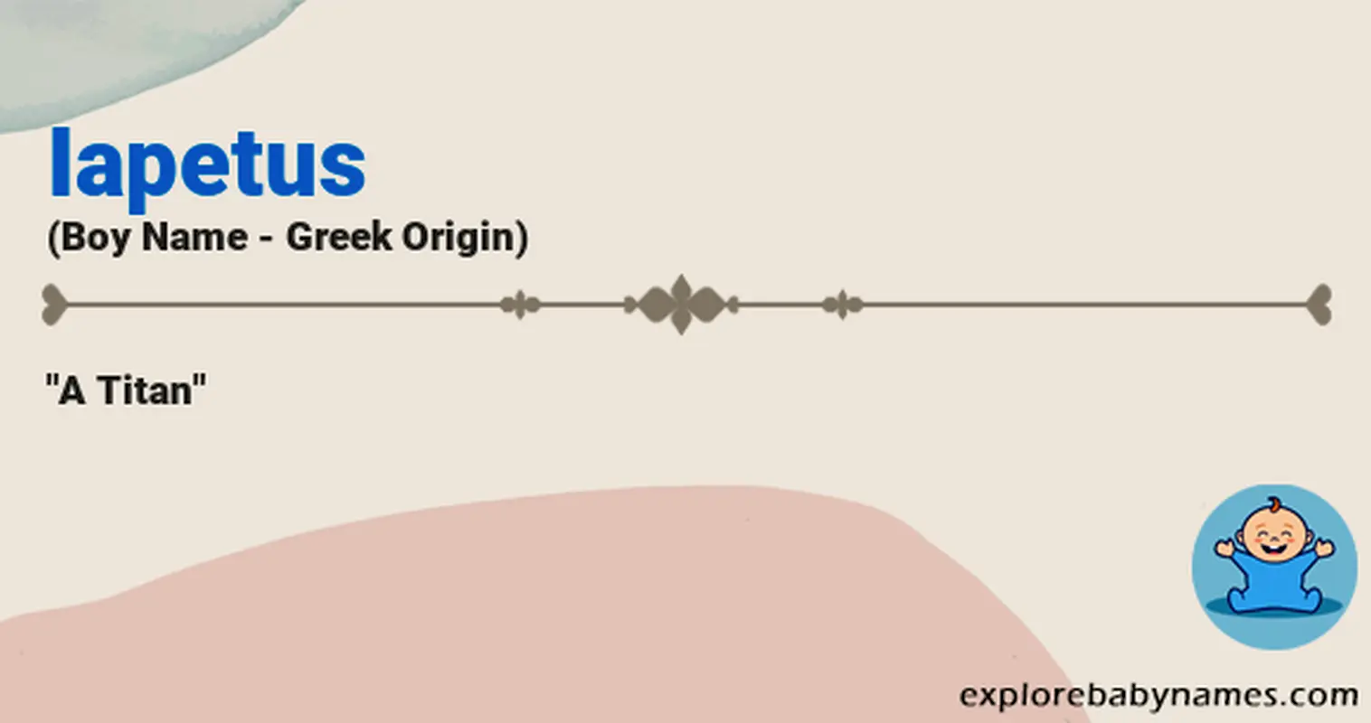 Meaning of Iapetus