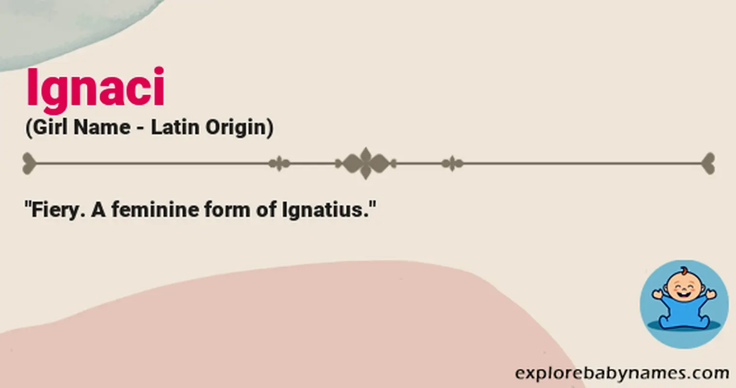 Meaning of Ignaci