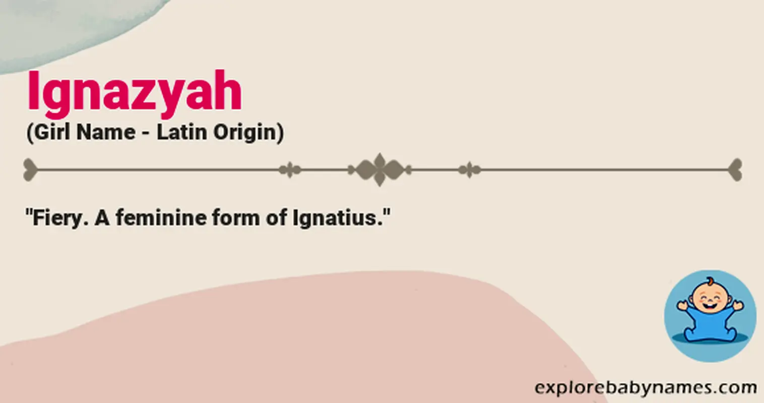 Meaning of Ignazyah