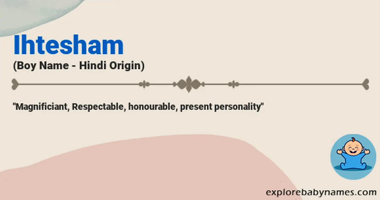 Meaning of Ihtesham