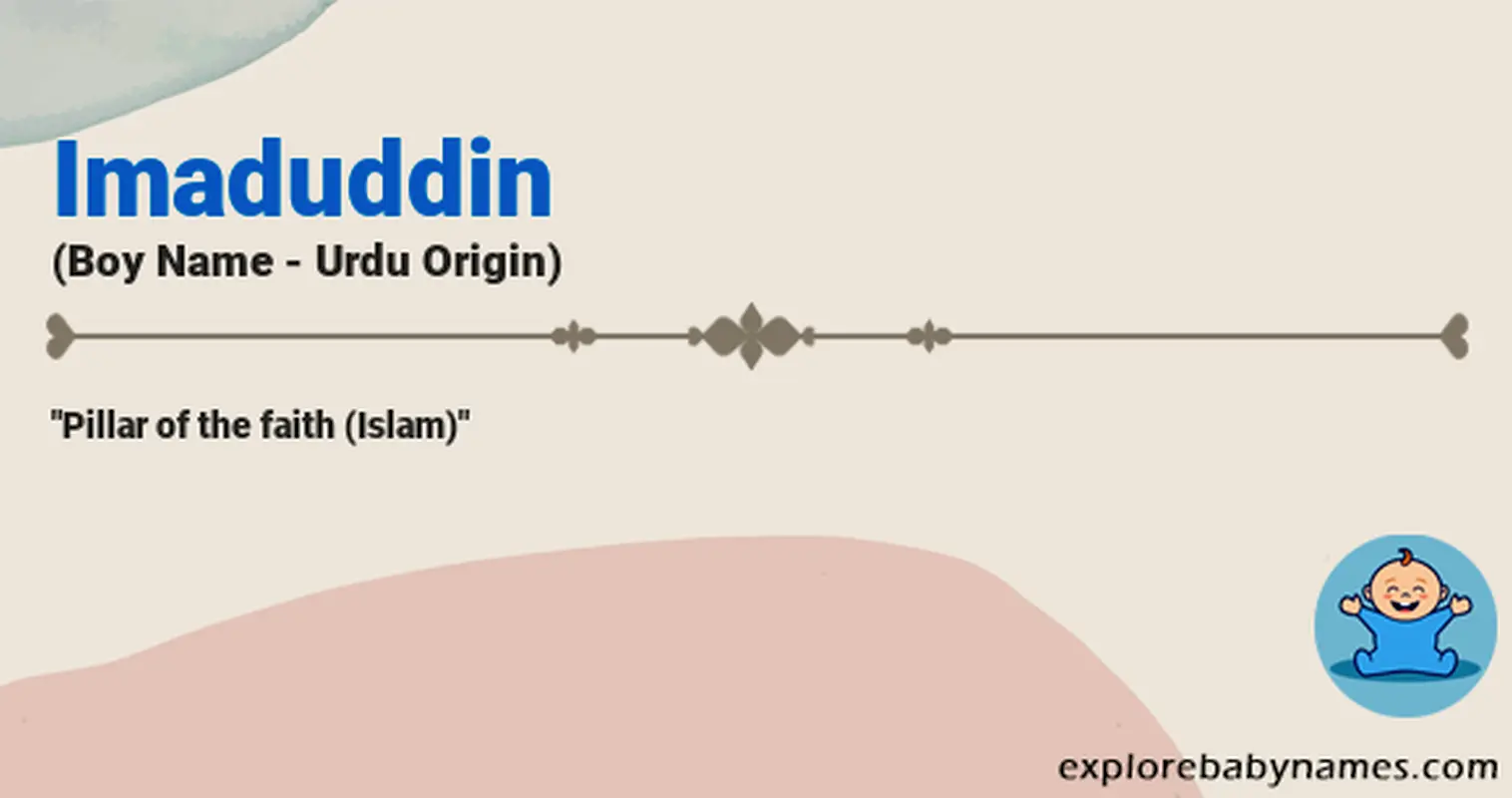 Meaning of Imaduddin