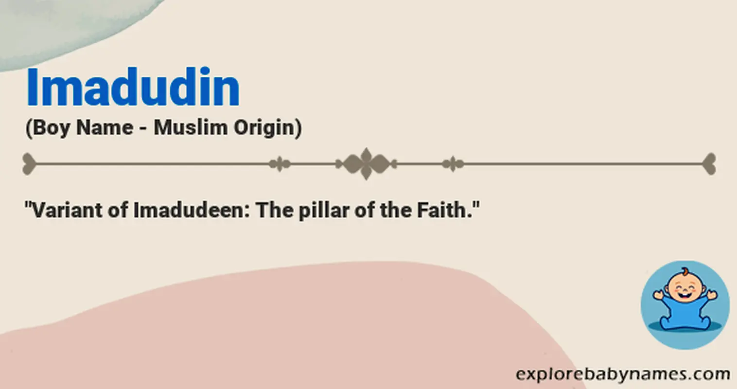 Meaning of Imadudin