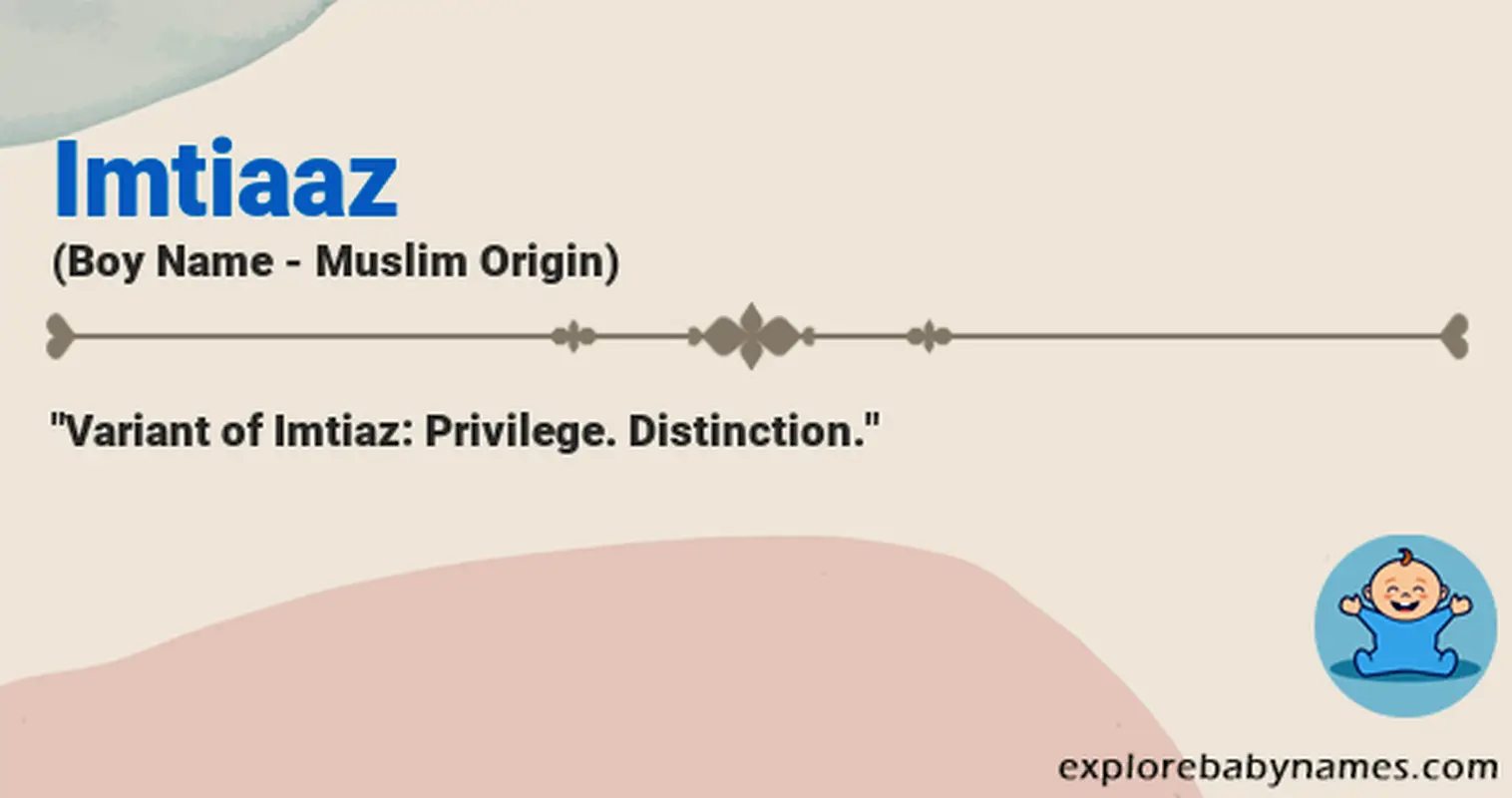 Meaning of Imtiaaz