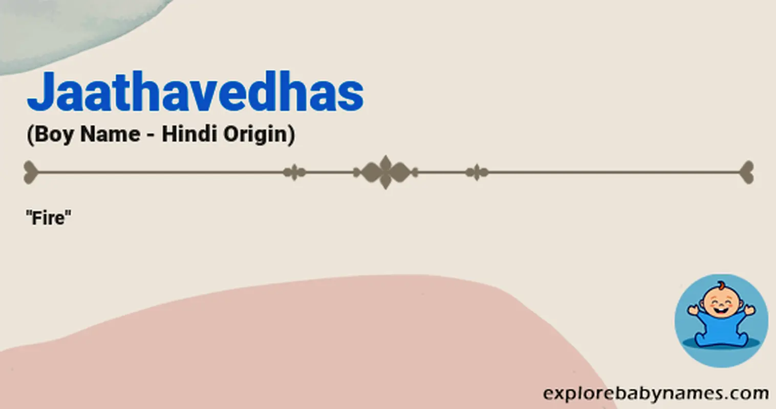 Meaning of Jaathavedhas