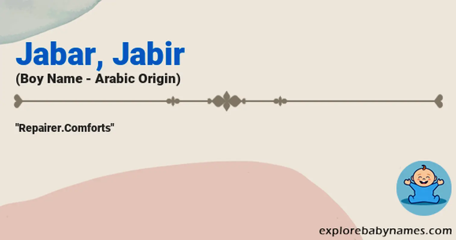 Meaning of Jabar, Jabir