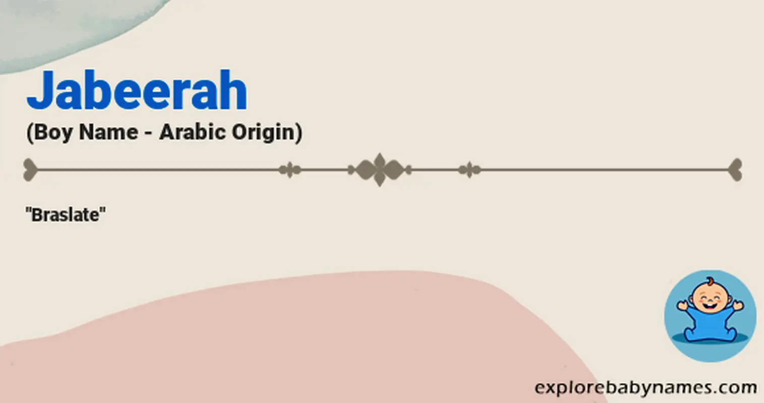 Meaning of Jabeerah