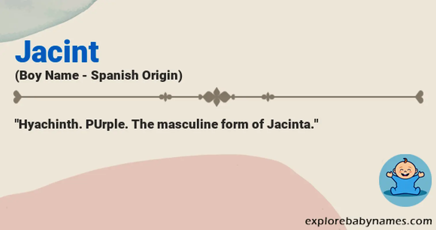 Meaning of Jacint
