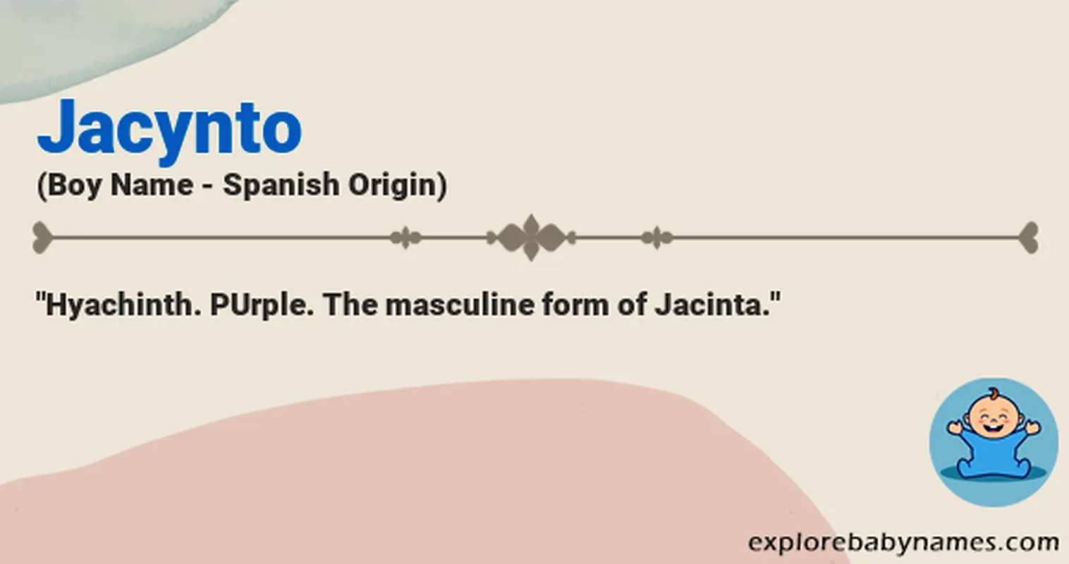 Meaning of Jacynto