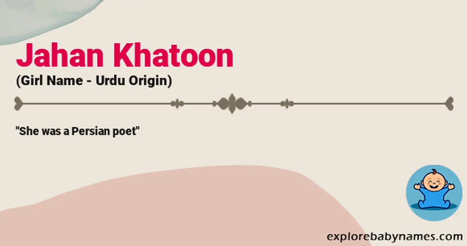 Meaning of Jahan Khatoon