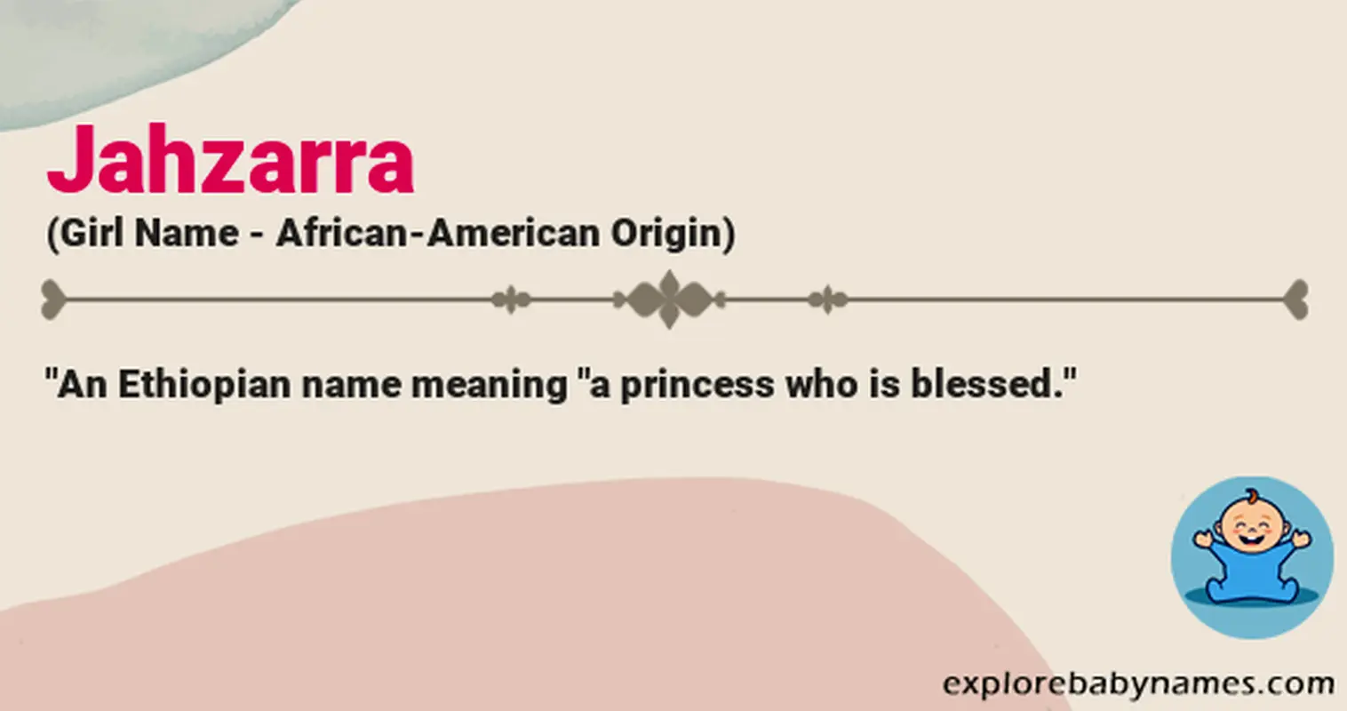 Meaning of Jahzarra