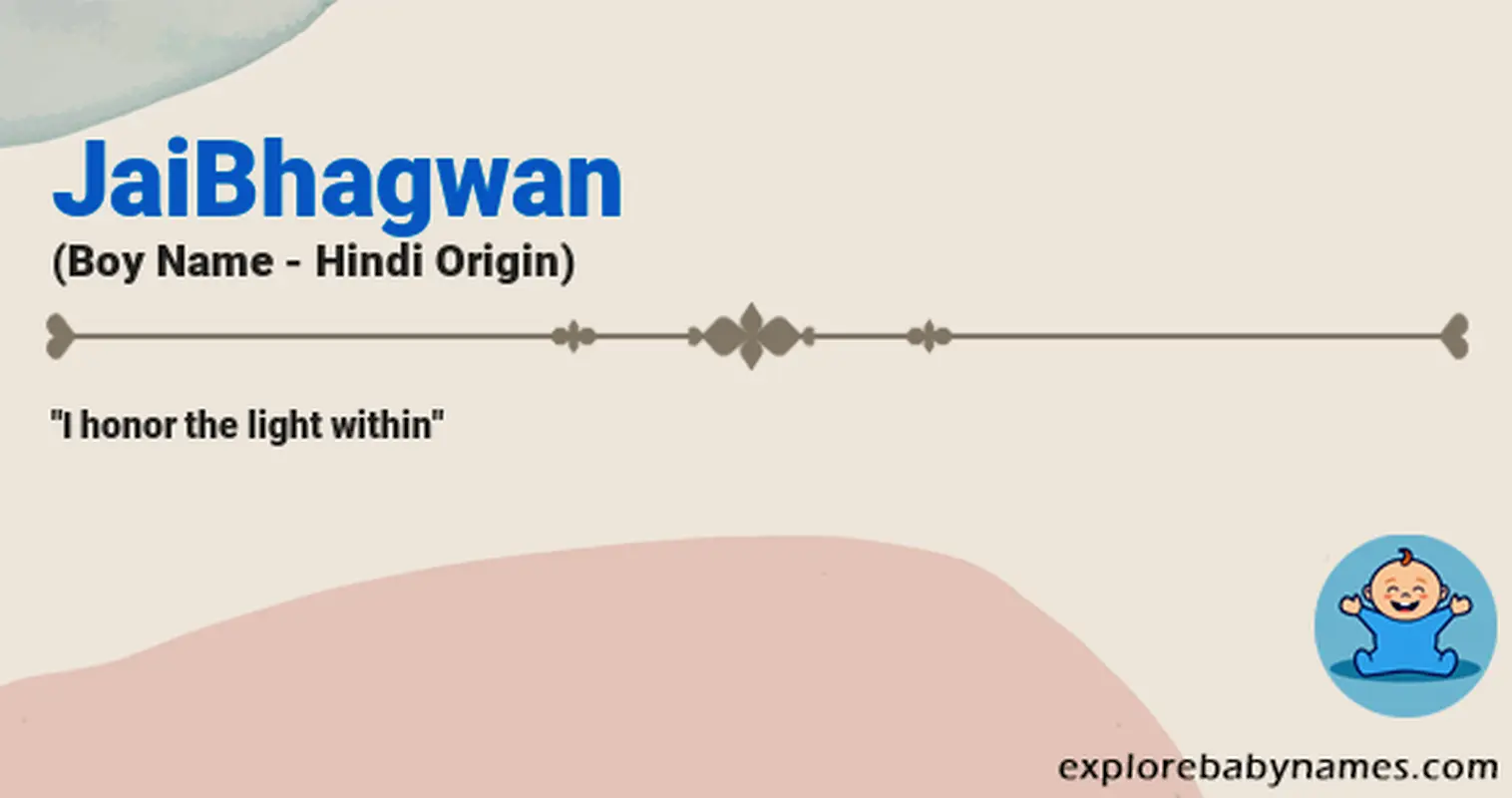 Meaning of JaiBhagwan