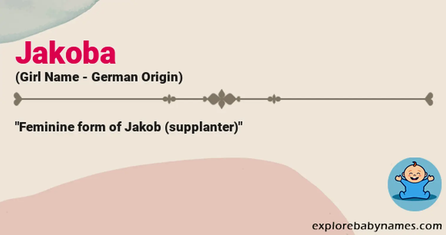 Meaning of Jakoba