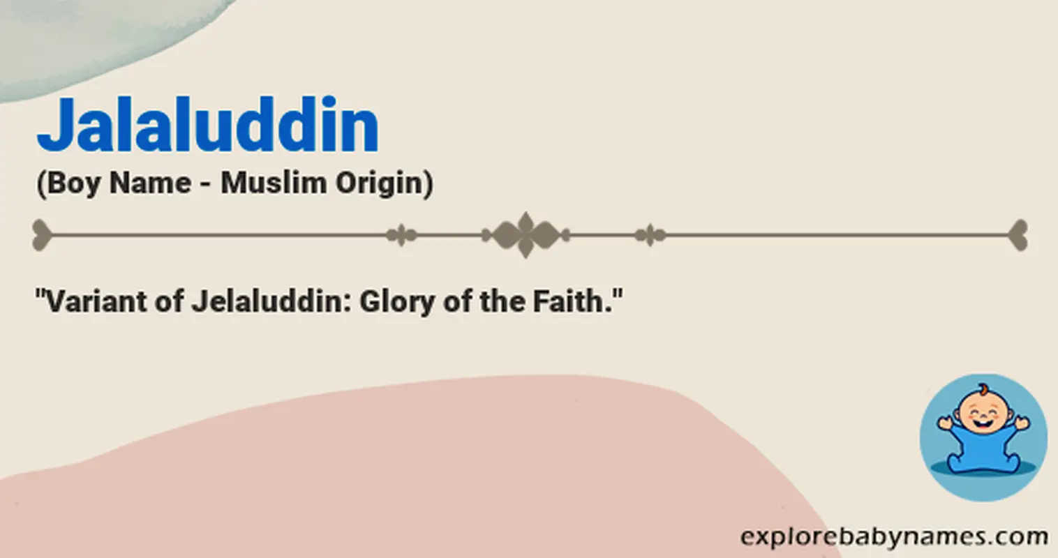 Meaning of Jalaluddin