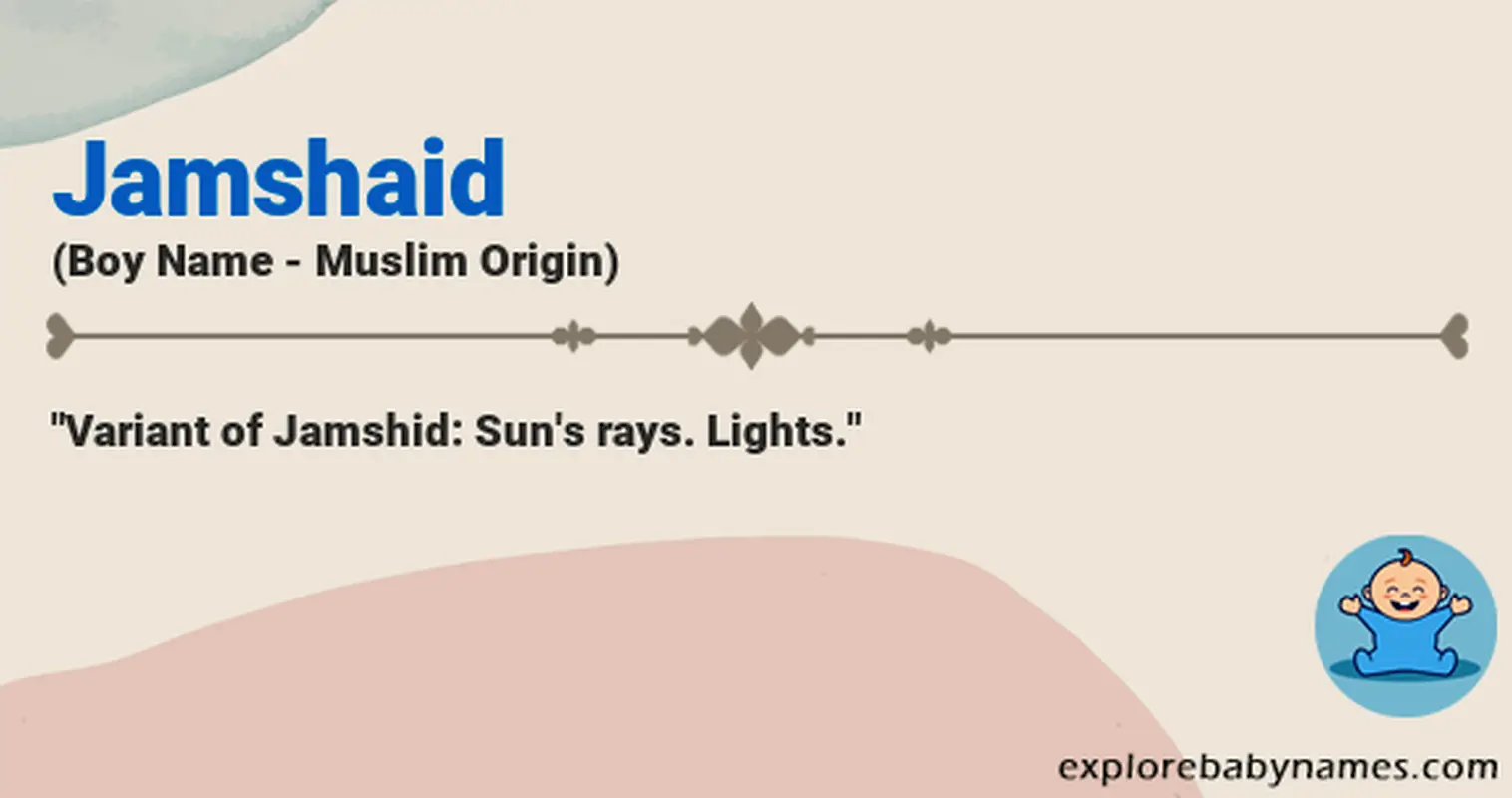 Meaning of Jamshaid