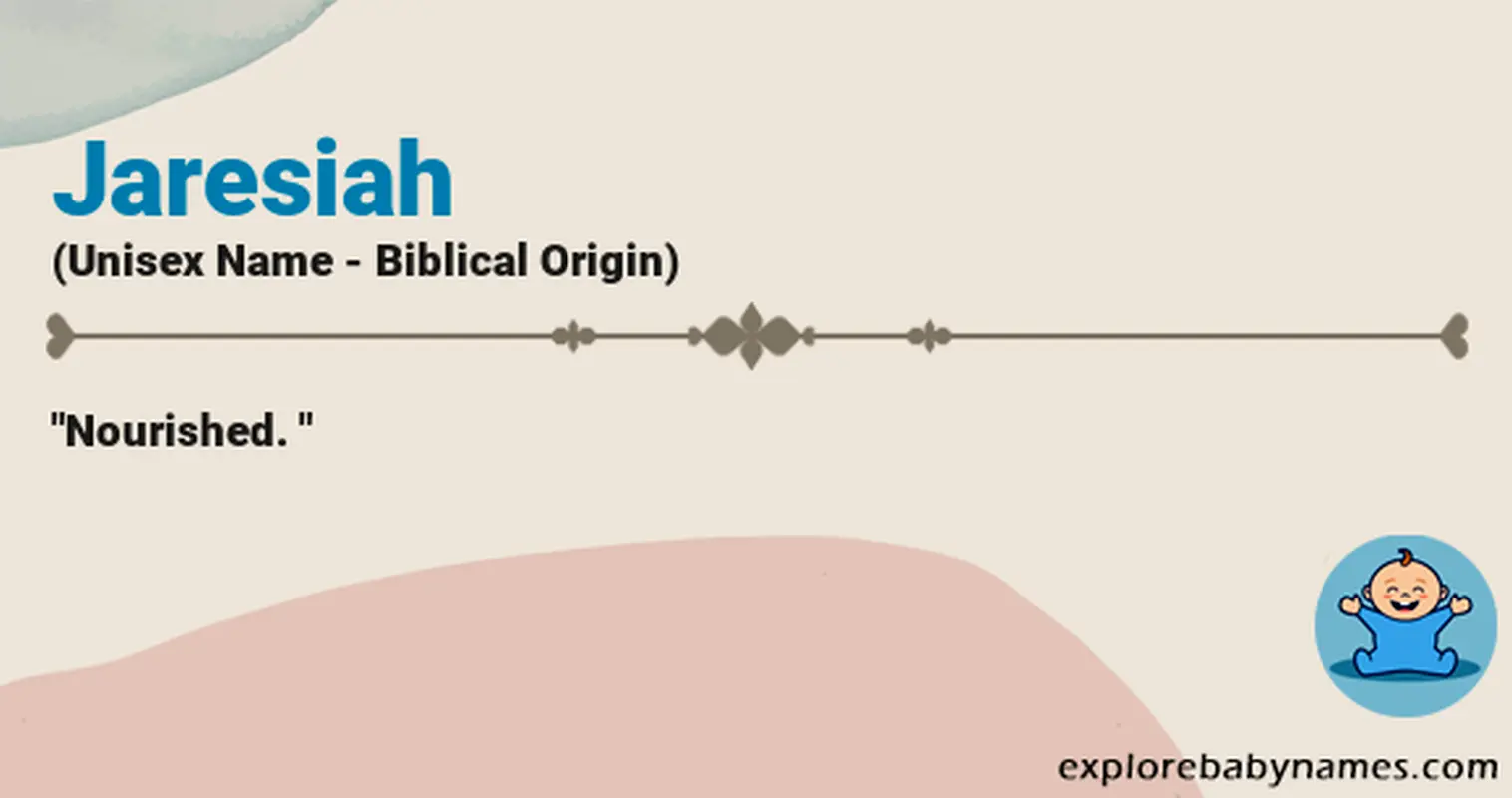 Meaning of Jaresiah