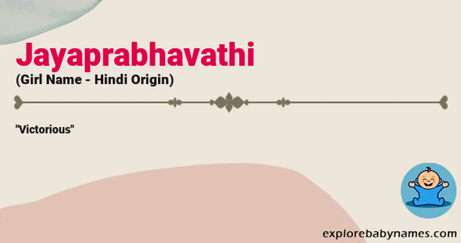 Meaning of Jayaprabhavathi