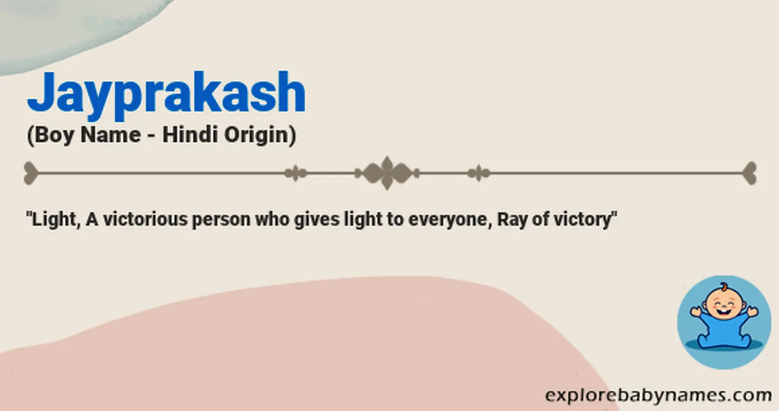 Meaning of Jayprakash