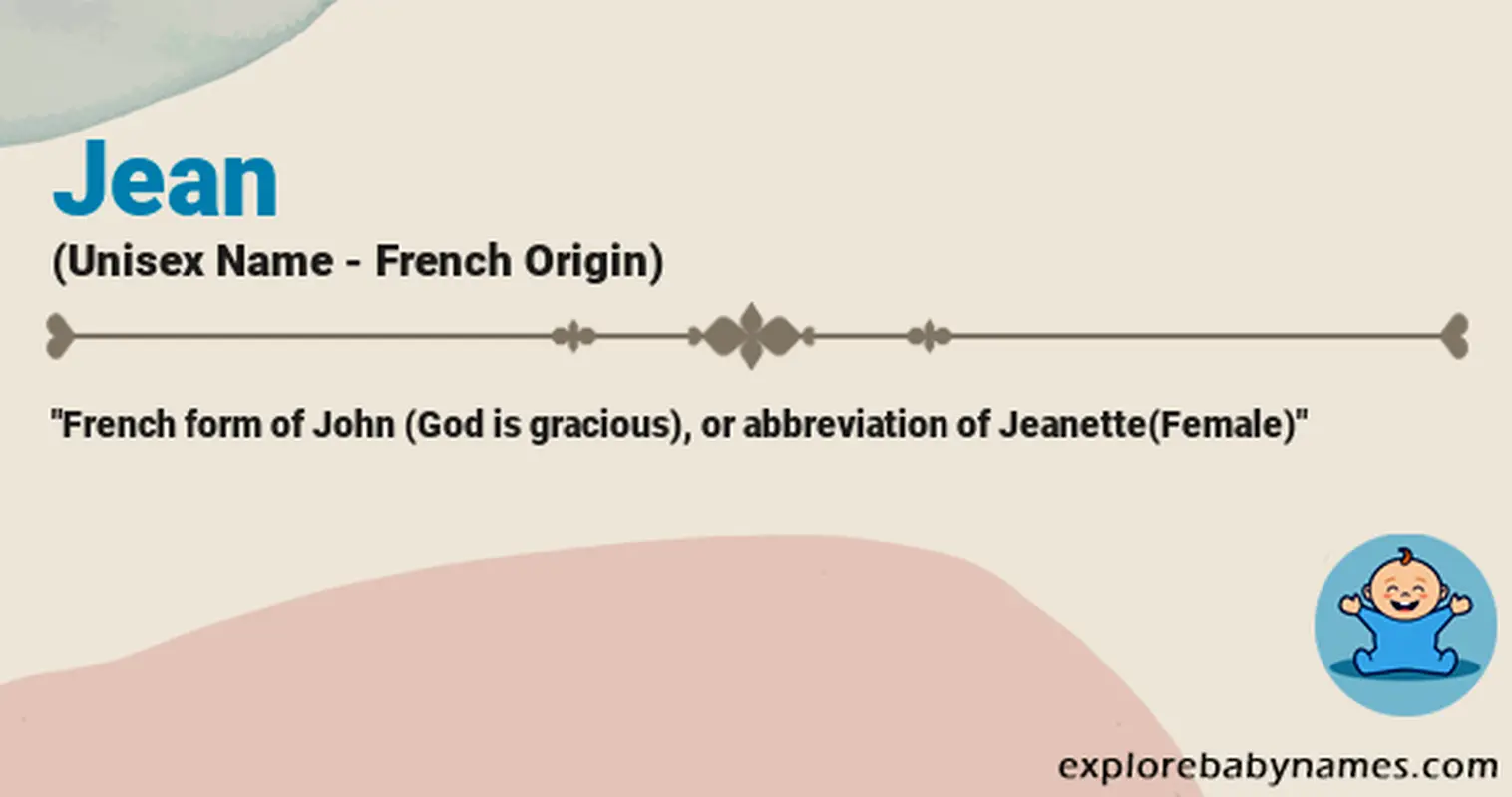 Meaning of Jean