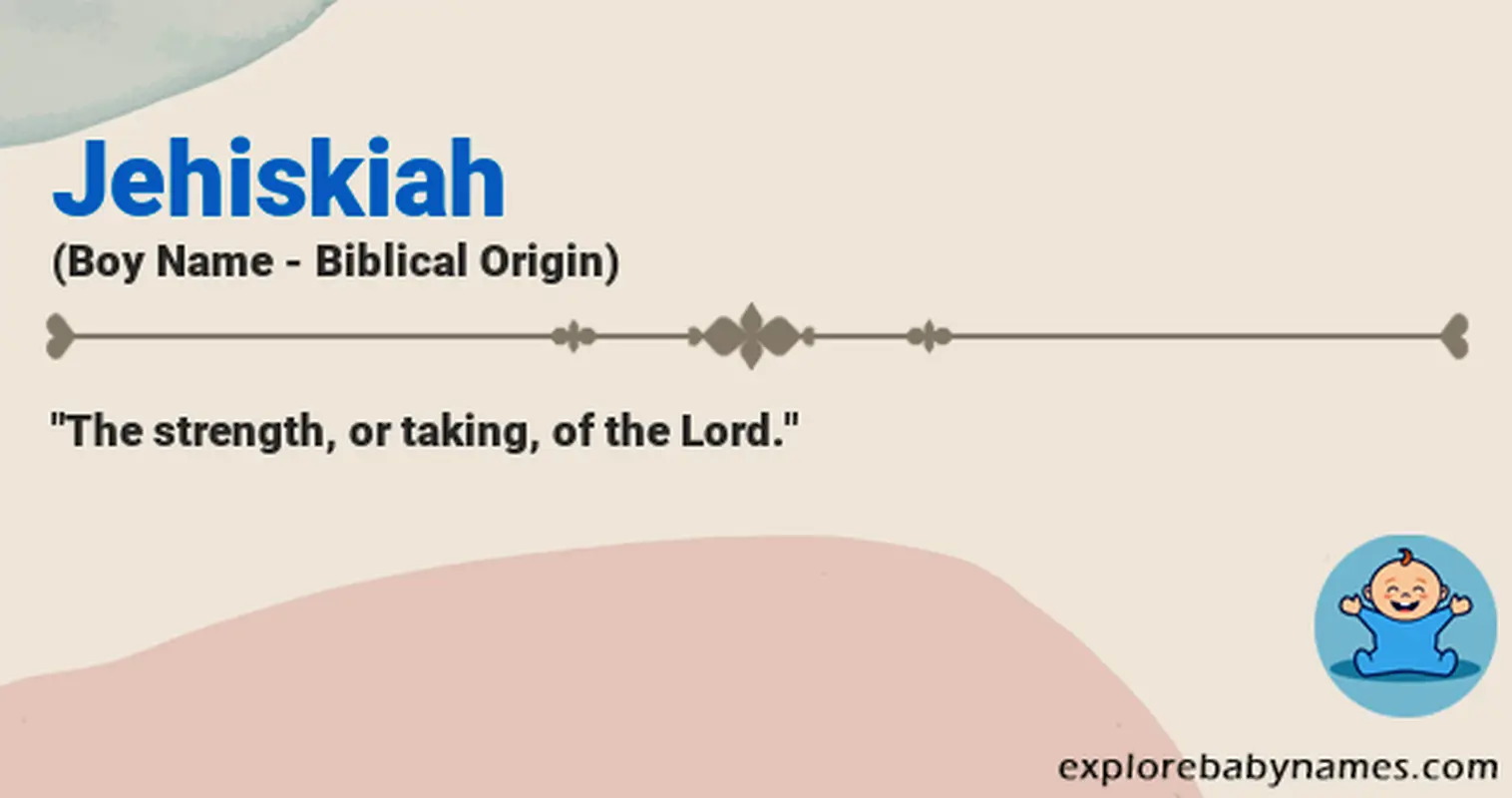 Meaning of Jehiskiah