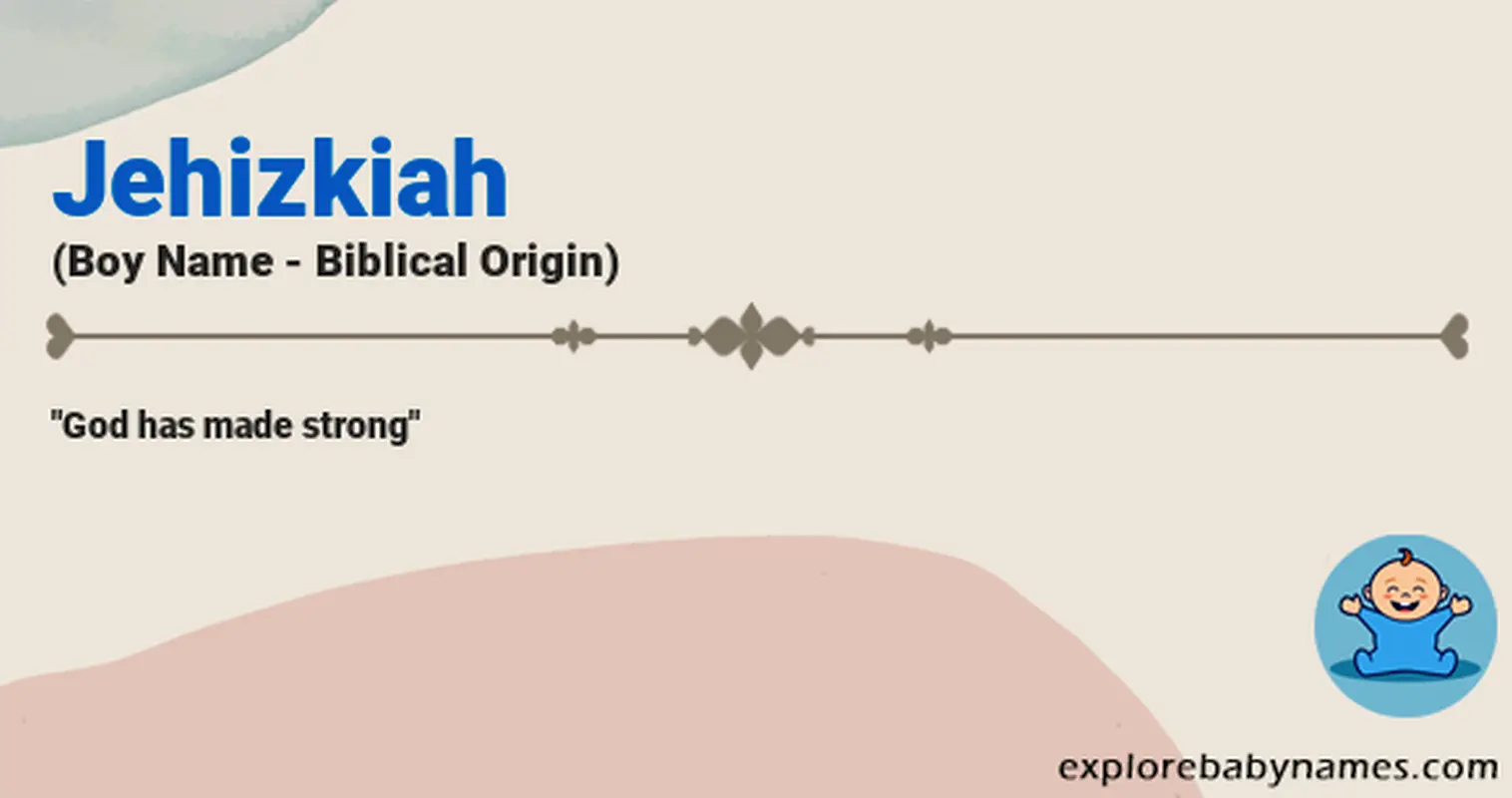 Meaning of Jehizkiah