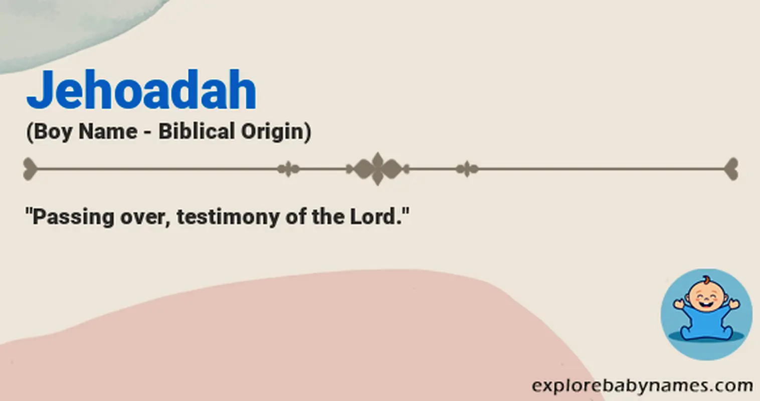 Meaning of Jehoadah