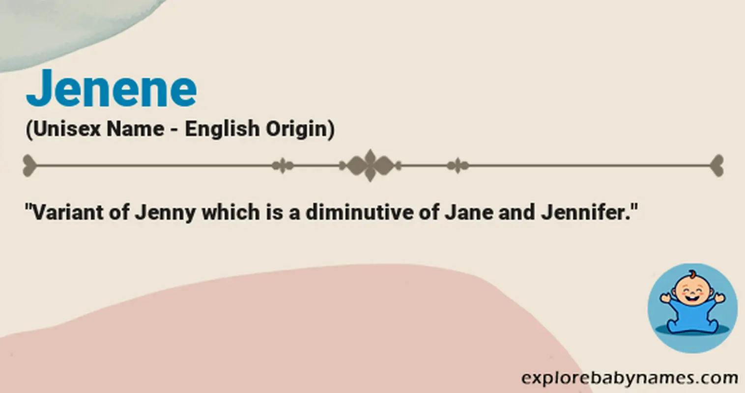 Meaning of Jenene