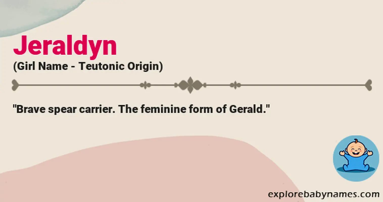 Meaning of Jeraldyn