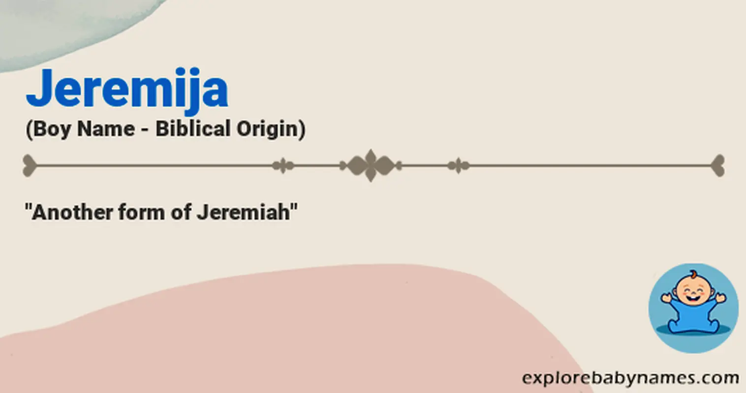 Meaning of Jeremija