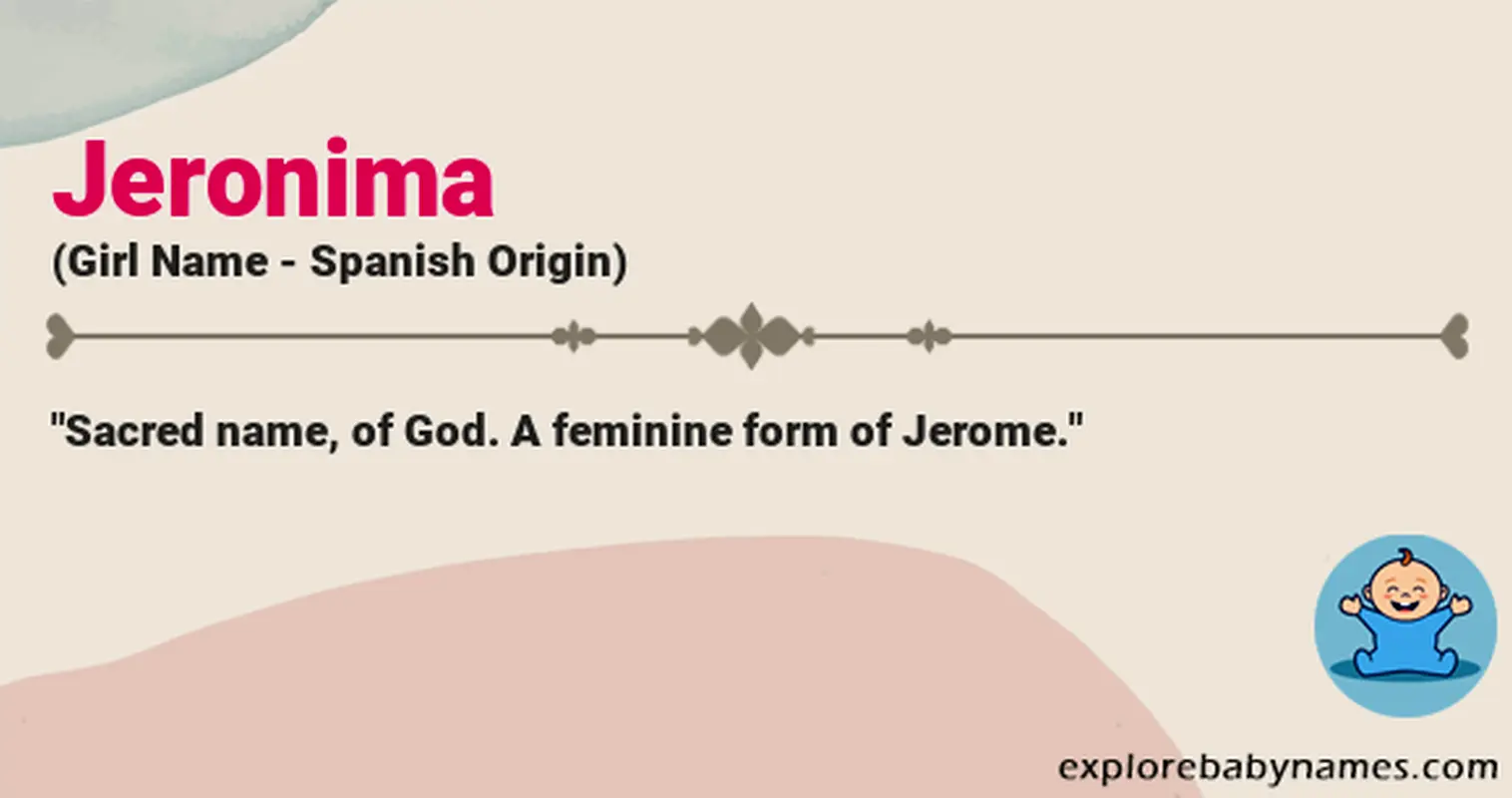 Meaning of Jeronima