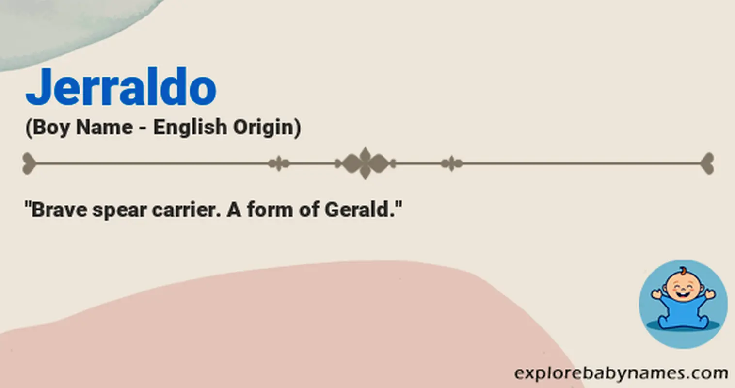 Meaning of Jerraldo