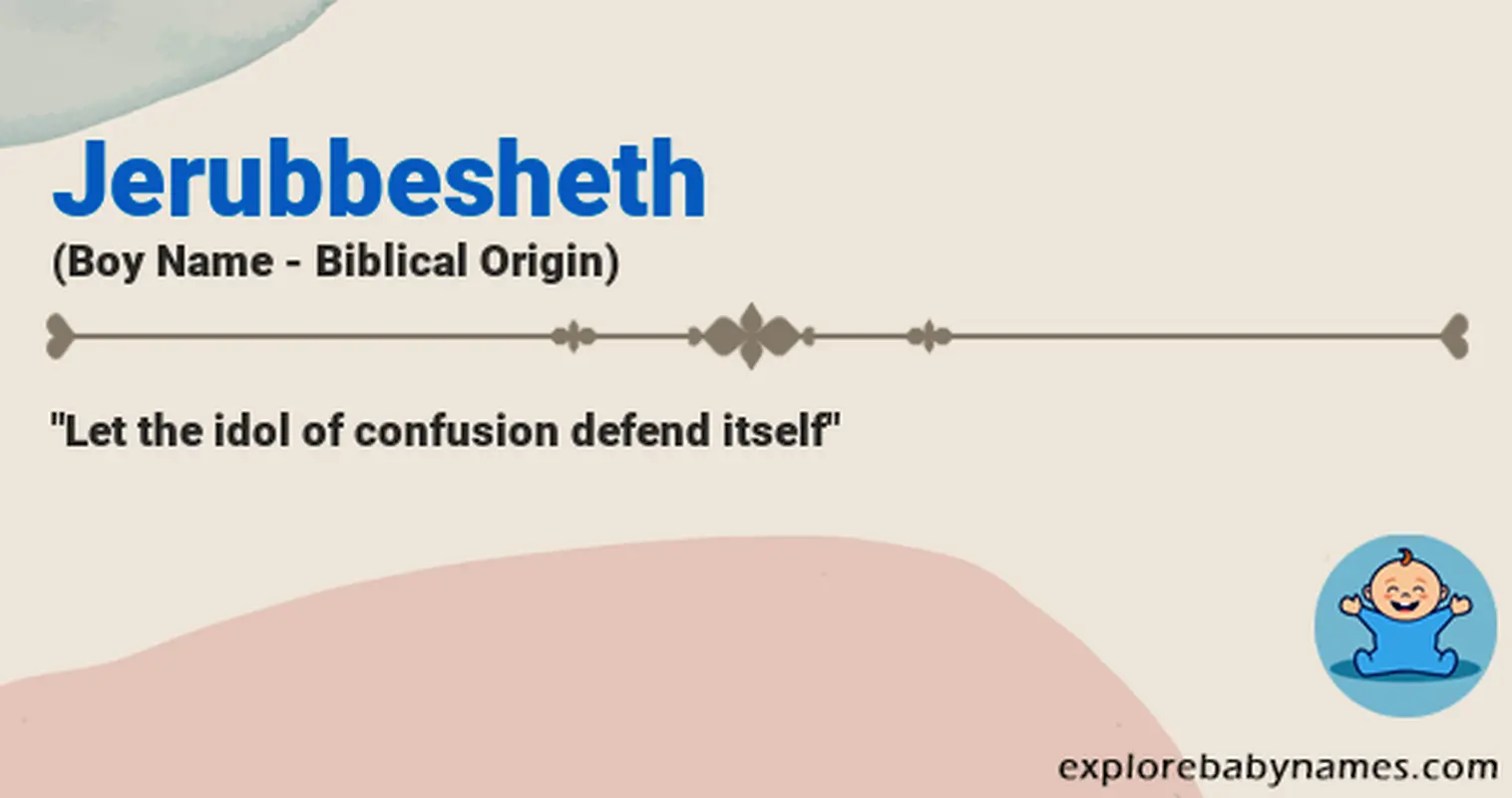 Meaning of Jerubbesheth