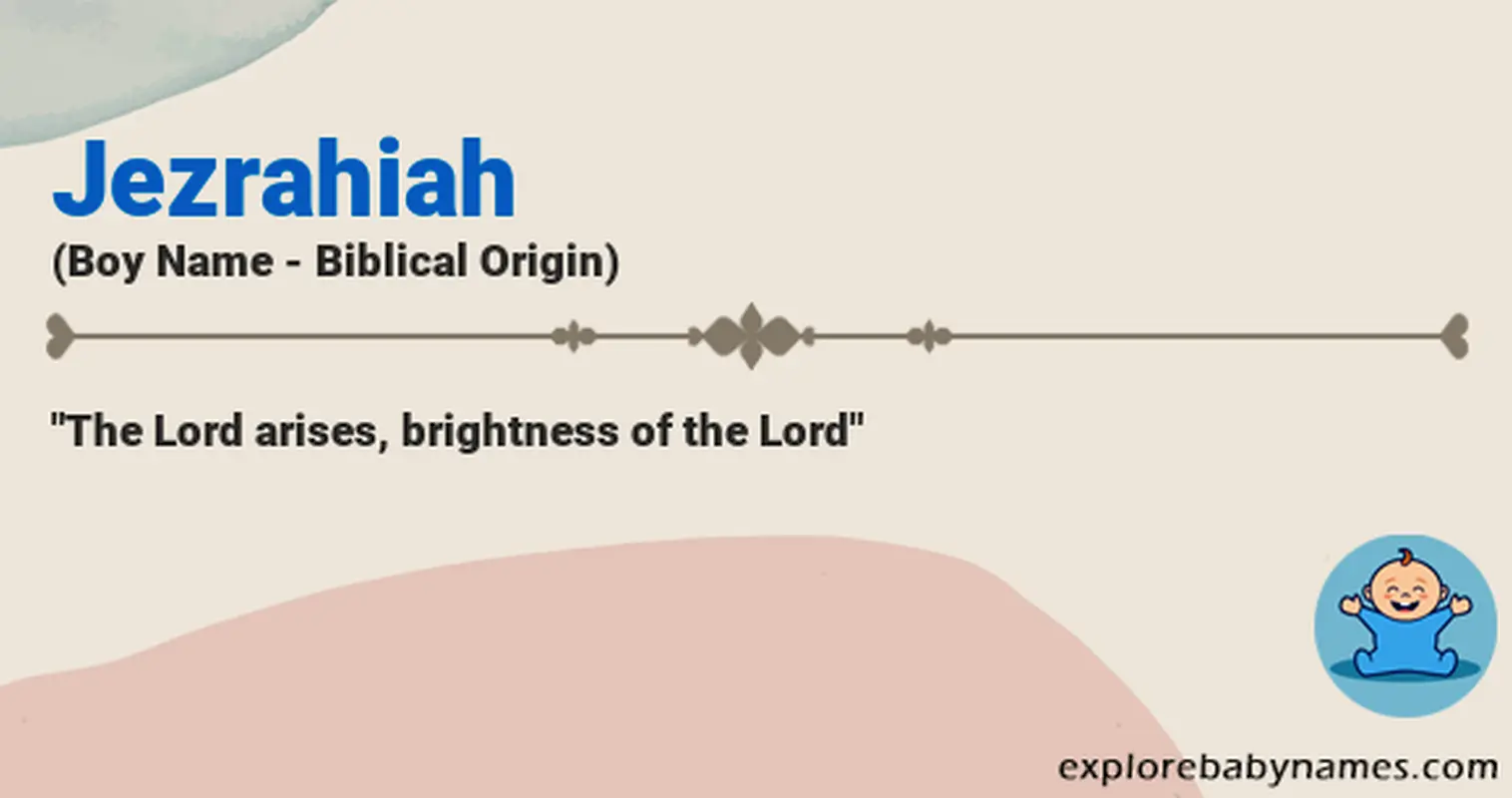 Meaning of Jezrahiah