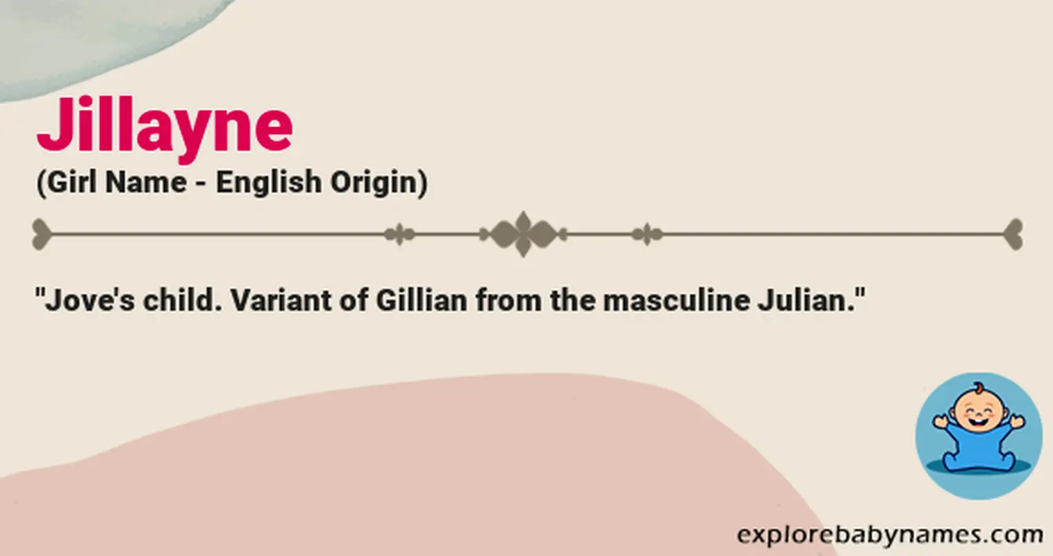Meaning of Jillayne